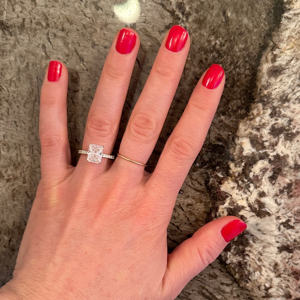 3 carat cubic zirconia ring - 💍 size 5